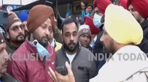 CM Channi stops car, meets protesters to make his point