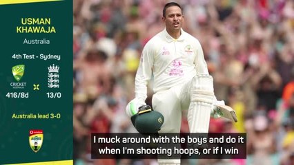 'I just love him!' - Khawaja explains LeBron-inspired ton celebration