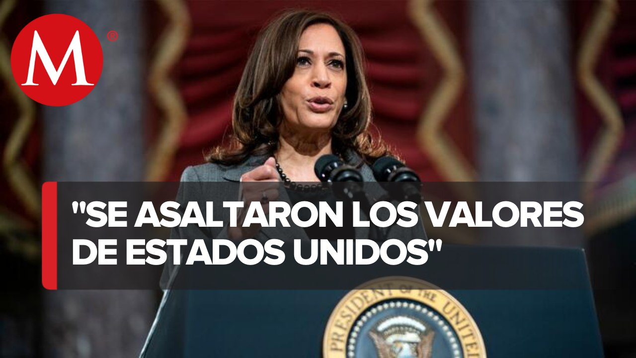 Mensaje de Kamala Harris a un año de asalto al Capitolio