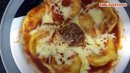 Ravioli caseiro (massa curinga)