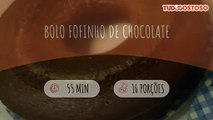 Bolo fofinho de chocolate