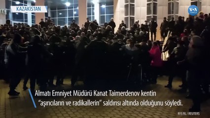 Kazakistan’da Polisle Göstericiler Arasında Çatışmalar Sürüyor