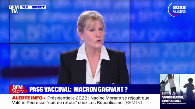 Nadine Morano (Les Républicains): Avec le pass vaccinal, Emmanuel Macron emmerde aussi les vaccinés