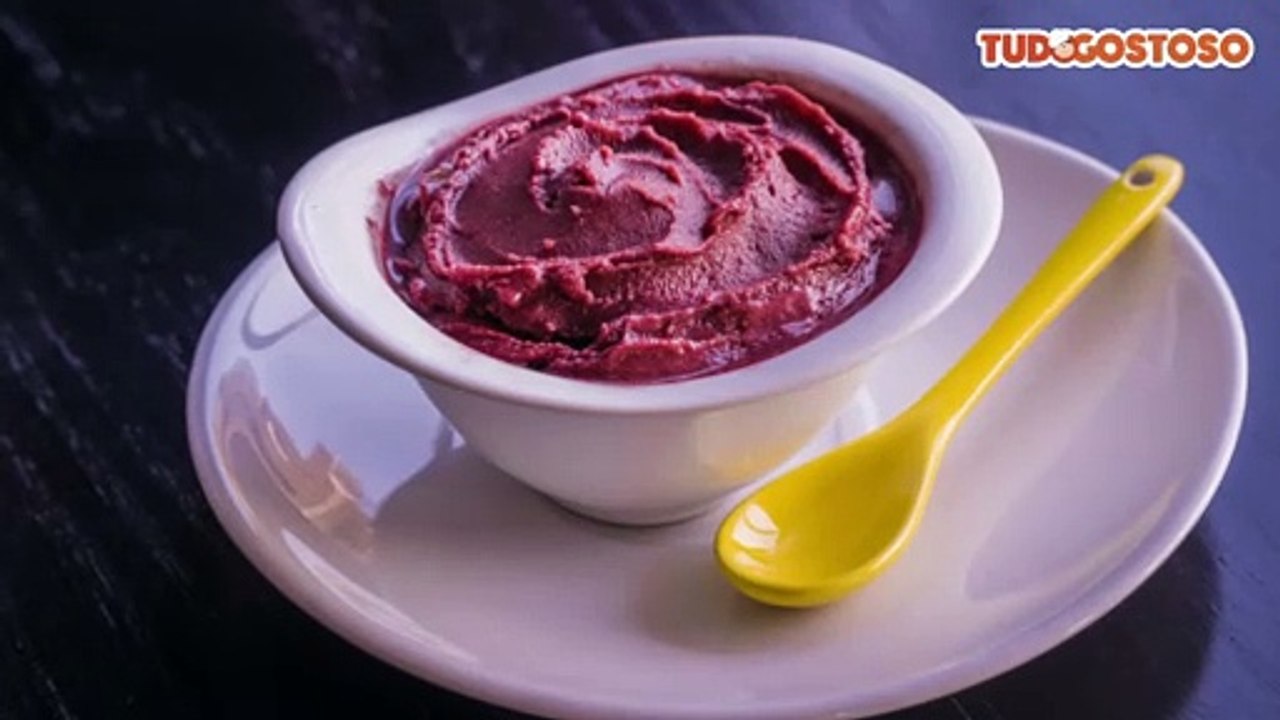 Sorvete de açaí