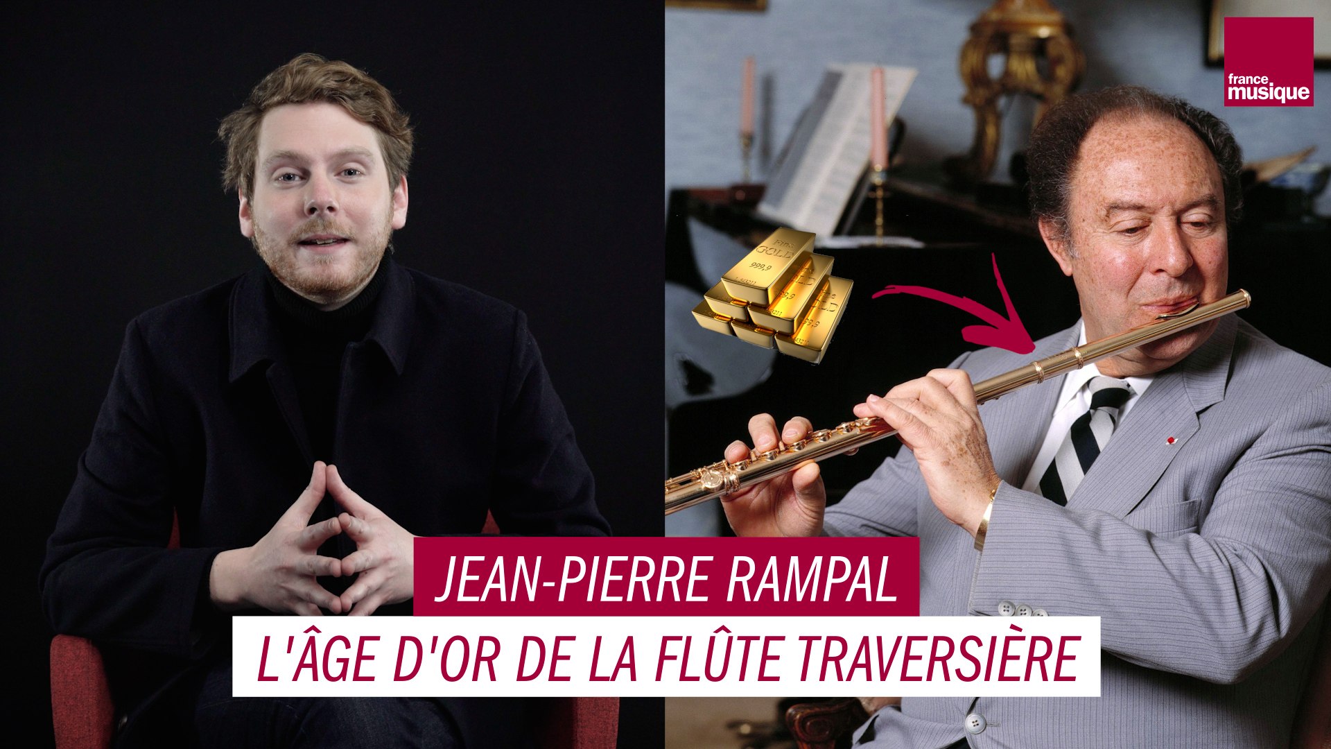 Jean-Pierre Rampal : l'âge d'or de la flûte traversière - MAXXI Classique -  Vidéo Dailymotion