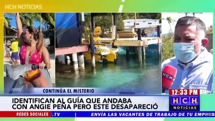 Guía que andaba con Angie Peña es identificado pero nadie sabe de él