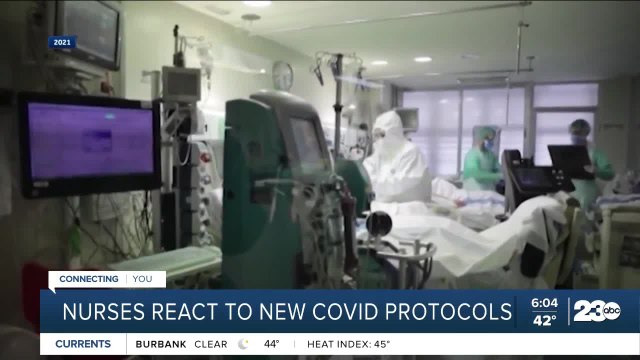 Nurses react to new COVID protocols