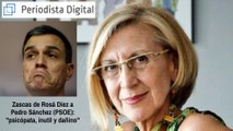 Rosa Díez zarandea a zasca limpio a Pedro Sánchez (PSOE): 