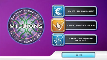 Qui Veut Gagner des Millions : 2ème Edition online multiplayer - wii
