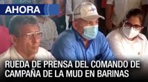 Rueda de prensa del Comando de Campaña del candidato MUD Sergio Garrido #Barinas - #09ENe - Ahora