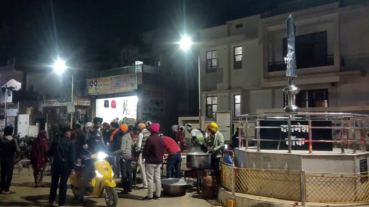 मत्था टेका,अटूट लंगर बरताया