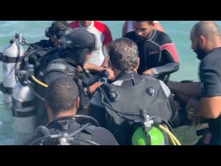 ولاء حافظ يبدأ غطسة تاريخية كأول مصاب شلل رباعي يحاول دخول جينيس