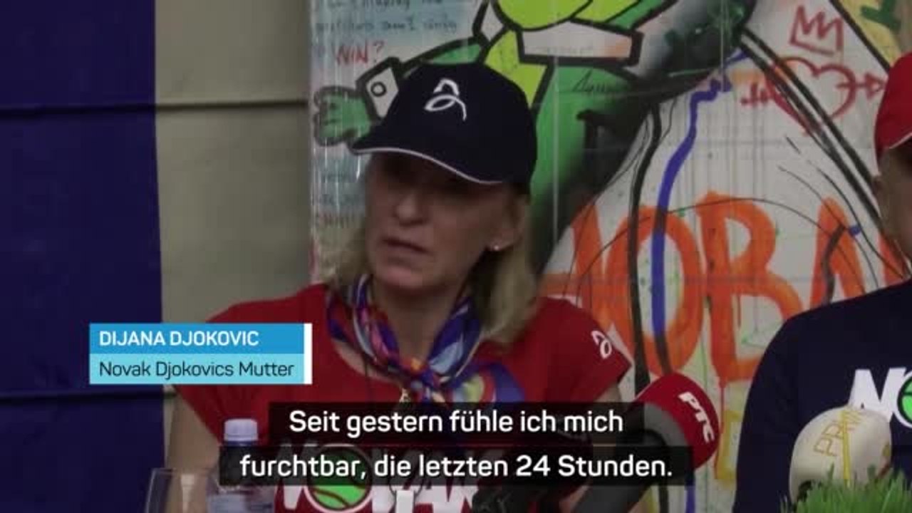 Djokovics Mutter: “Sie halten ihn als Gefangenen”