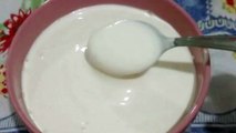 Molho de alho de creme de leite
