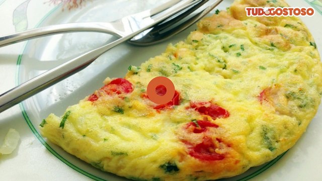 Omelete de micro-ondas em 5 minutos