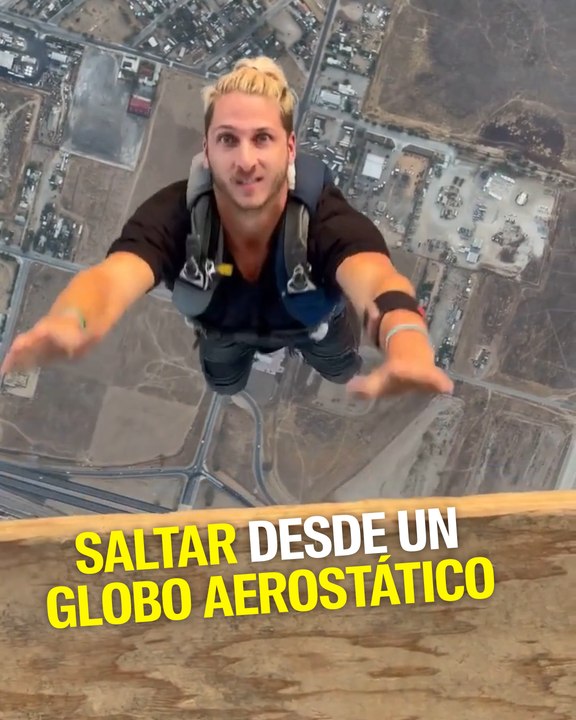 Saltar desde un globo aerostático