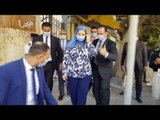 وزيرة التضامن تدلي بصوتها في انتخابات مجلس النواب بالكمامة