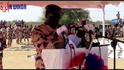 Tchad : le vice-président assiste à la présentation de 513 armes saisies