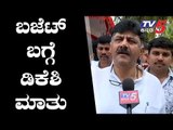 DK Shivakumar Reacts on Union Budget 2019 | TV5 Kannada