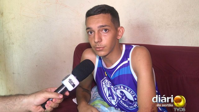 Com ferimentos graves, jovem vítima de acidente em Cajazeiras cobra justiça e diz que foi vítima de tentativa de homicídio