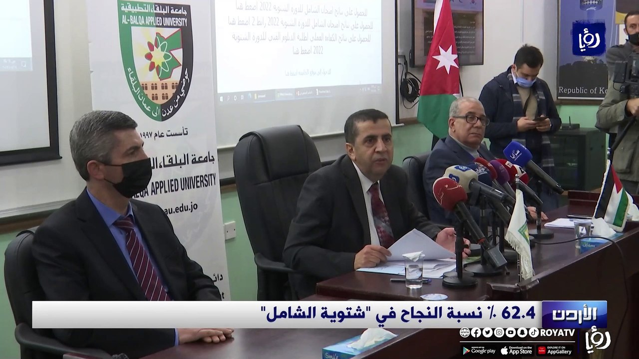 62.4 % نسبة النجاح في "شتوية الشامل"