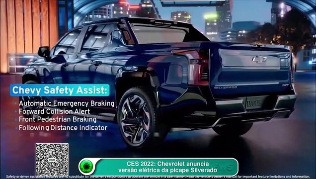 CES 2022: Chevrolet anuncia versão elétrica da picape Silverado