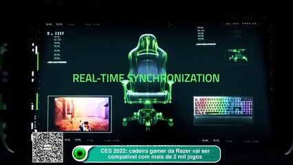 CES 2022: Cadeira gamer da Razer vai ser compatível com mais de 2 mil jogos