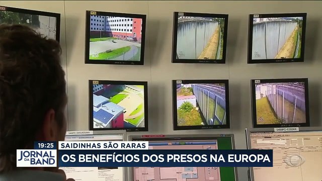 A gente mostrou ontem que a saída temporária de presos não acontece nos Estados Unidos. Hoje, o correspondente Felipe Kieling mostra a realidade na Europa.