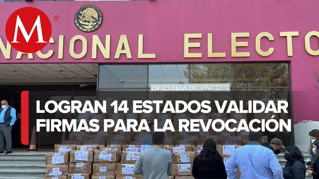 Logran 14 estados firmas válidas para consulta de revocación de mandato