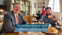 Ebrard invita a Gabriel Boric, presidente electo de Chile, a que viaje a México