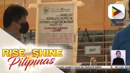 Berjaya Hotel, pansamantalang ipinasara