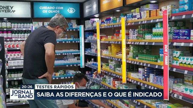 Em uma semana, quase 300 mil testes da covid comprados em farmácias foram realizados no Brasil e os resultados positivos cresceram quatro vezes. #BandJornalismo