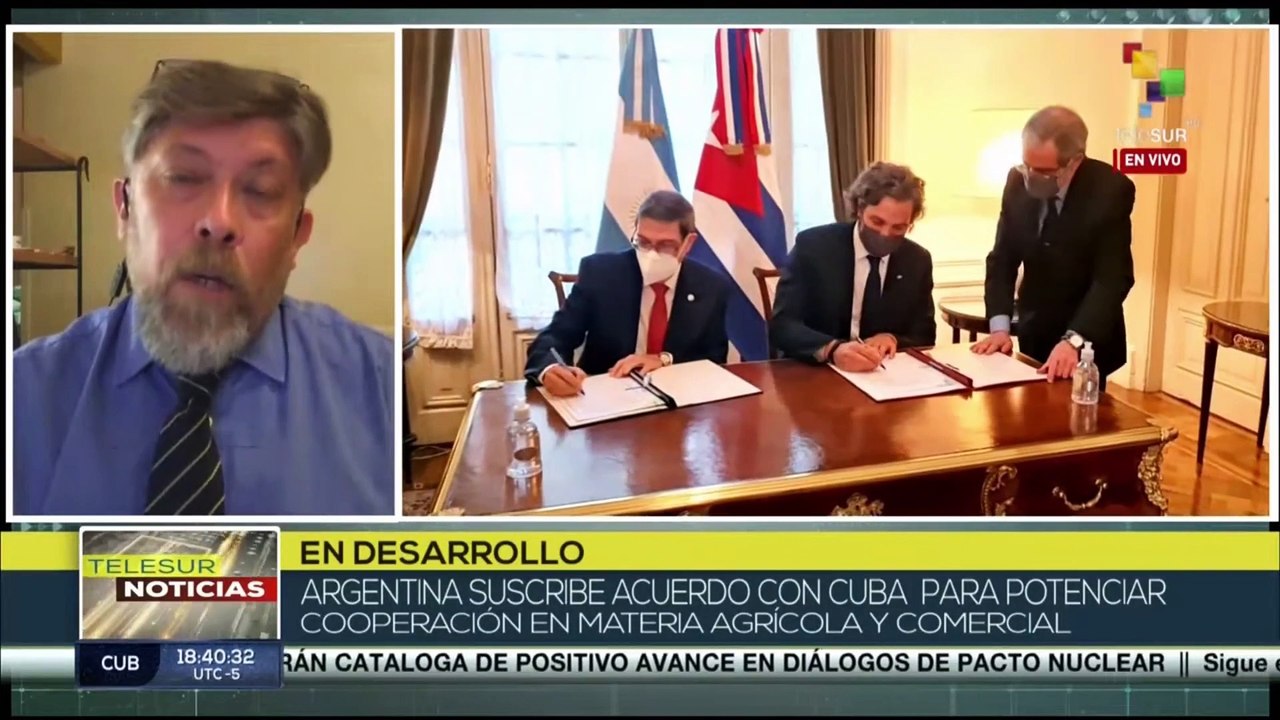 Gobierno argentino suscribe acuerdo con Cuba para potenciar cooperación comercial y agrícola