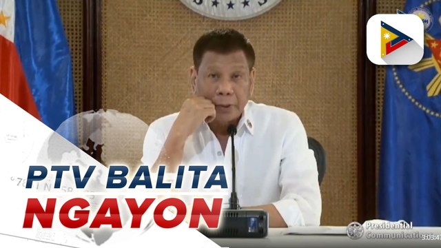 Pangulong Duterte, inatasan ang mga lider ng mga barangay na tiyaking limitado ang galaw ng mga hindi bakunadong residente
