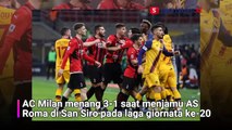 Bekuk 9 Pemain AS Roma, AC Milan Ulangi Rekor 26 Tahun Silam