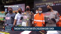 Polresta Malang Tangkap Pengedar dan Sita 2 Kilogram Sabu Ganja