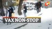 Covid-19 Vaccination Amidst Heavy Snowfall, Manali Schools Set Example