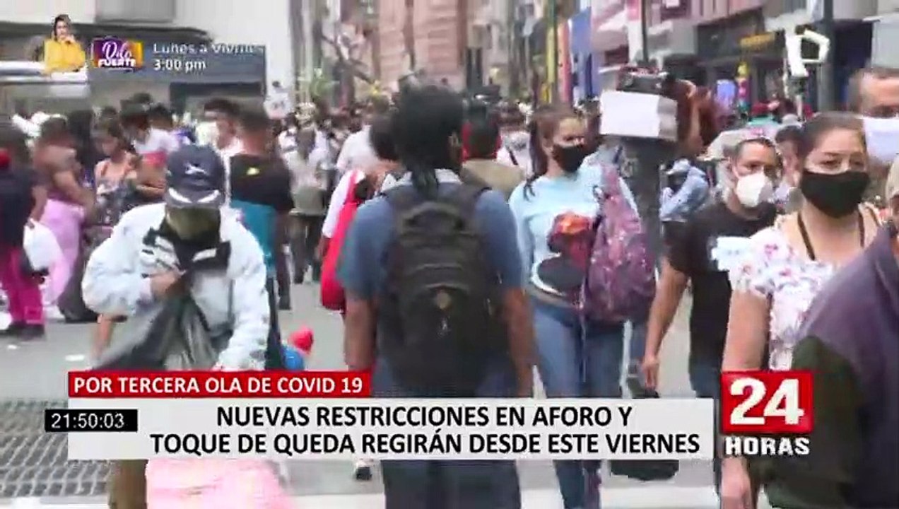 Tercera ola COVID-19: estas son las nuevas medidas ante aumento de contagios