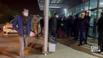 Yaralı halde kullandığı otomobille kardeşini hastaneye götürdü