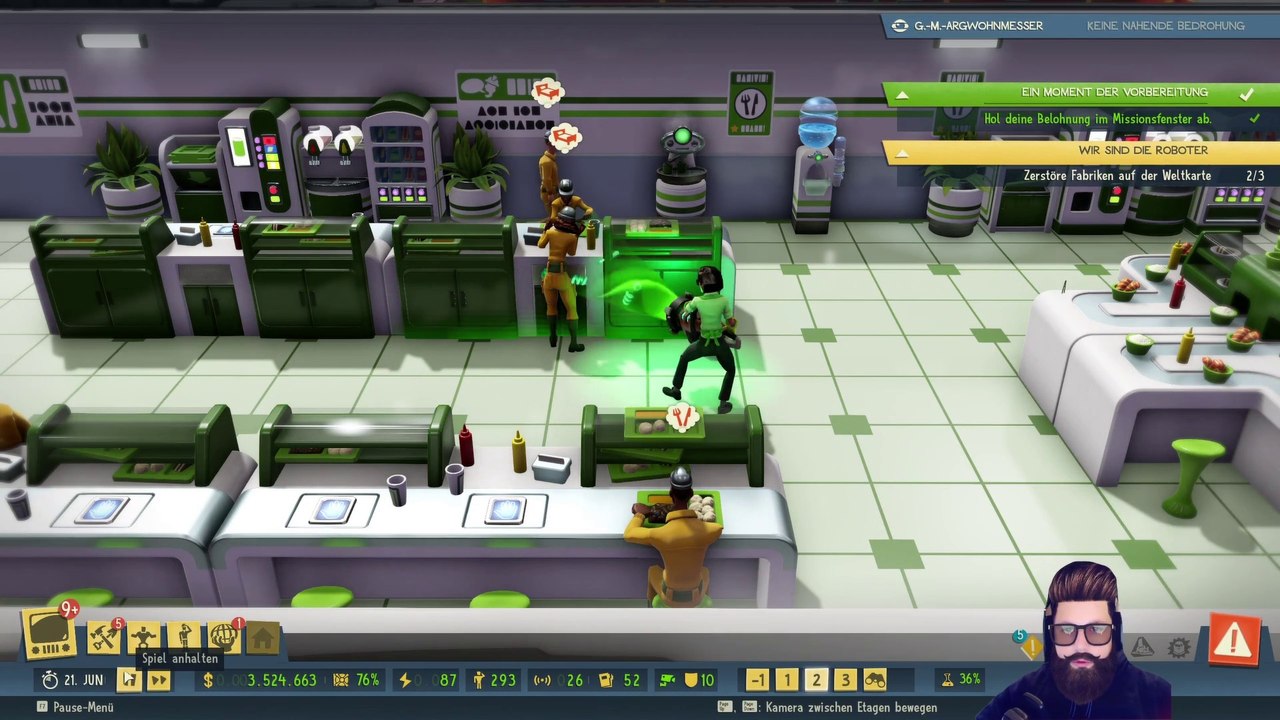 Evil Genius 2  Let's Play Folge #066 IRIS als Superroboter in unserer Basis  [German/Deutsch]