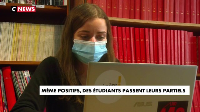 Même positifs, des étudiants passent leurs partiels
