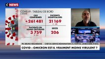 Pr Bruno Megarbane : «Omicron est moins virulent que le variant delta»