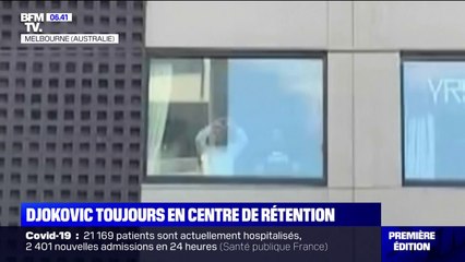 Novak Djokovic toujours en centre de rétention à Melbourne