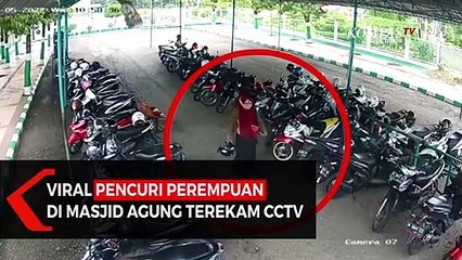 Viral Pencuri Perempuan Di Masjid Agung Pamekasan Terekam CCTV