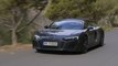 Audi R8 Spyder V10 performance RWD in Daytona Gray Driving Video