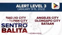 Mga lugar na isasailalim sa Alert level 3, nadagdagan pa; Pres. Duterte, inatasan ang barangay captains na ‘wag palabasin ang mga ‘di pa bakunadong residente