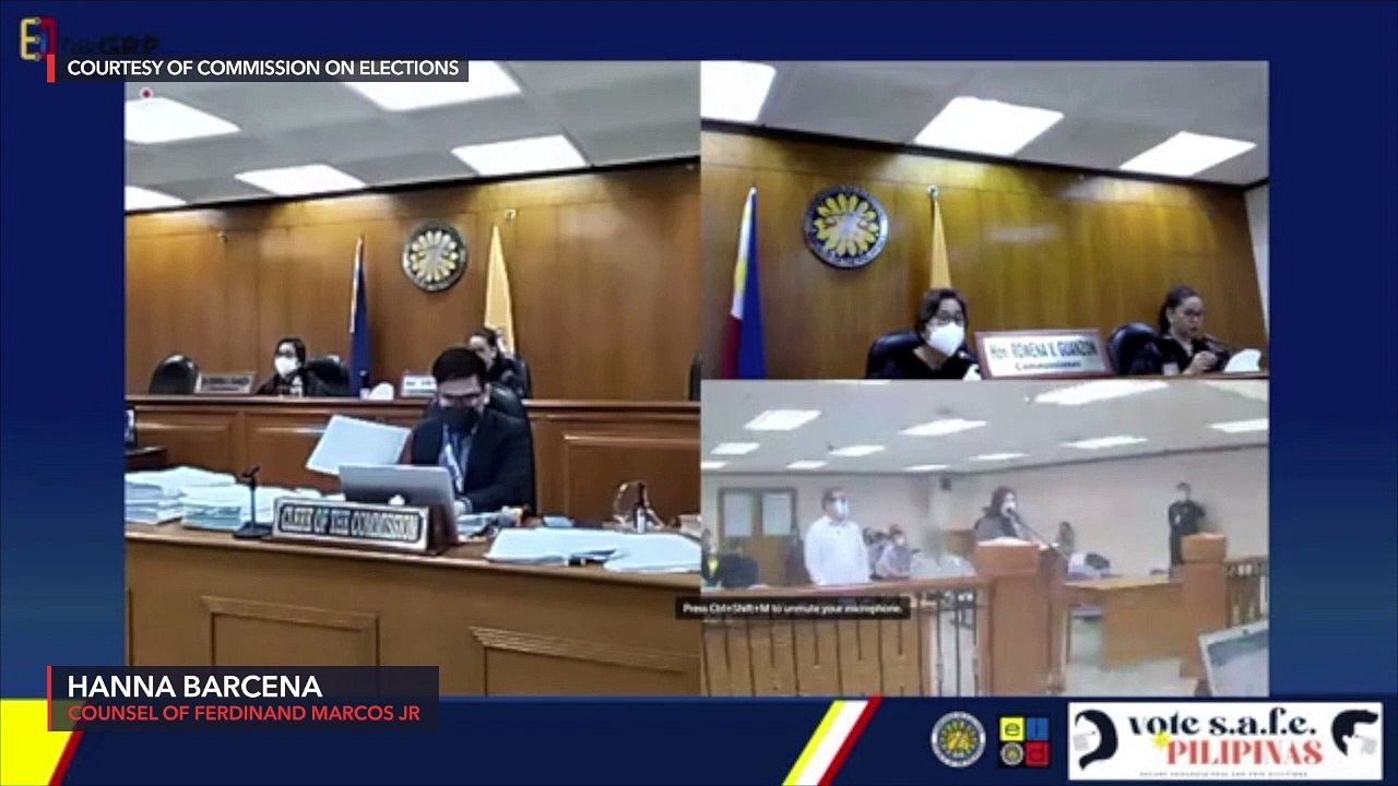 Comelec’s Guanzon scolds Marcos camp over his absence during proceeding on DQ cases