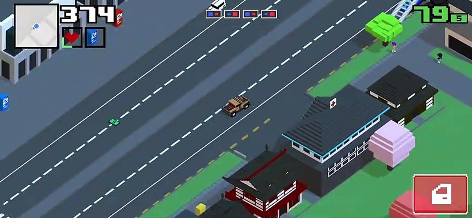 Smashy Road | Wanted 2 | Full Upgraded _PICKUP TRUCK | Android Gameplay