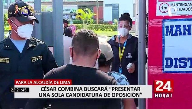 César Combina pide representar a los partidos de derecha en las elecciones municipales