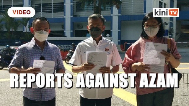 PKR MPs, youth wing lodge police reports against Azam Baki